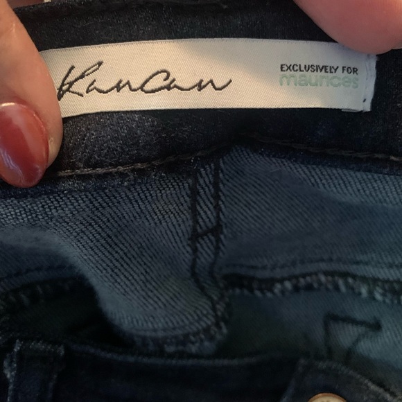 Women’s dark wash Kancan made for Maurice’s stretchy and soft jeans size 31. - Picture 8 of 14